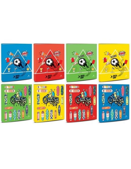 MARIOLA CARPETA ANILLAS 4X25MM FOLIO 2 DISEÑOS SURTIDOS DEPORTE Nº1 MARIOLA CARPETA ANILLAS 4X25MM FOLIO 2 DISEÑOS SURTIDOS DEPORTE Nº1